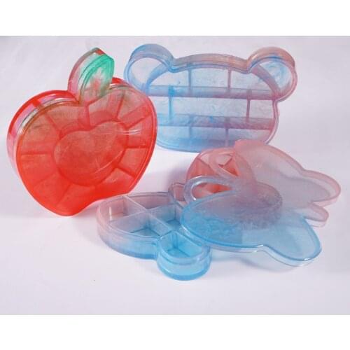 Transparent Silicone Mould Dried Flower Resin Decorative Craft DIY Butterfly bear storage box Mold epoxy resin molds for jewelry