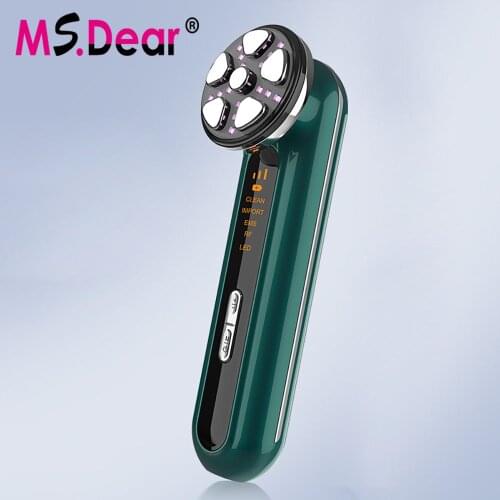 RF Facial Mesotherapy Radio Frequency Skin Tightening Facial Rejuvenating Skin Care Beauty Wrinkle Removal Face Massager