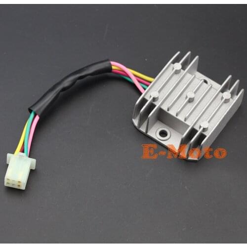 4 Wire GRAY Voltage Regulator Rectifier For ATV GY6 50 150cc Scooter Moped JCL NST TAOTAO new E-Moto
