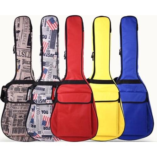 2020 40/41 Inch Guitar Bag 6 MM Thick Sponge Soft Case Gig Bag Backpack Oxford Waterproof Guitar Cover Case with Shoulder Strap