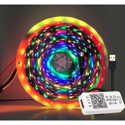 5V USB LED Strip 5050 SMD 1M 2M Bluetooth Smart phone APP control for TV background lighting Party wedding holiday lights