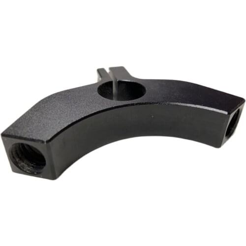 Aluminum alloy CNC U-type bracket 60 degrees Angle width 62MM 10MM inner wire tube diameter fixed 16MM carbon tube
