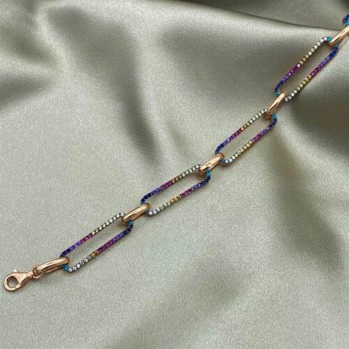Colorful Forse Chain Bracelet