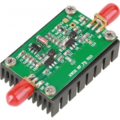 2MHz-700MHZ 3W HF VHF UHF FM Transmitter RF Power Amplifier For Radio Digital Frequency Meter