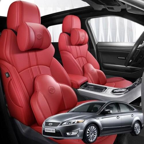 Nappa Leather 5 seats Car seat covers For Ford Fusion 2007 2008 2009 2010 2011 2012 2013 2014 2015 2016 2017 accessories