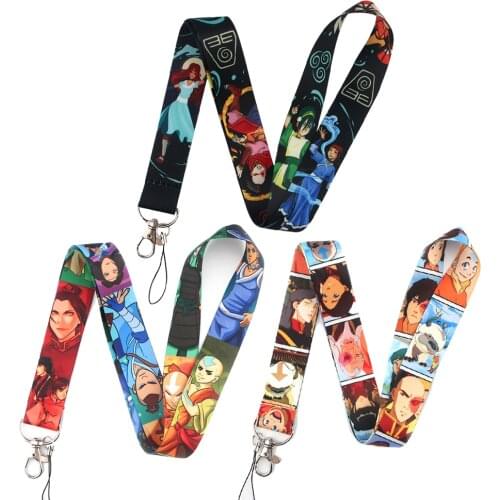 ER244 Magic Story Cartoon Icons Style Anime Lovers Key Chain Lanyard Neck Strap For USB Badge Holder DIY Hang Rope