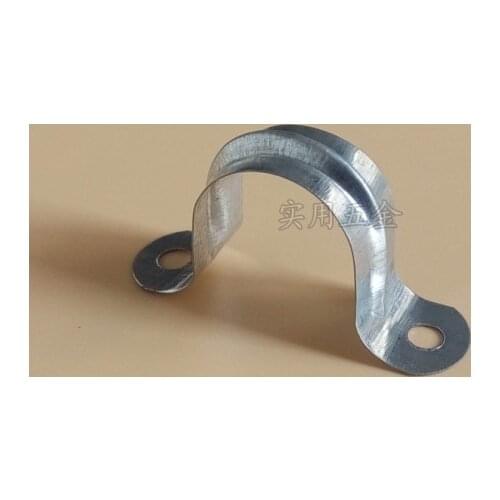 50pcs Fixed 6-minute PVC wire pipe PPR16-40 with U-shaped semi-circular pipe clamp saddle clamp of horse riding clamp