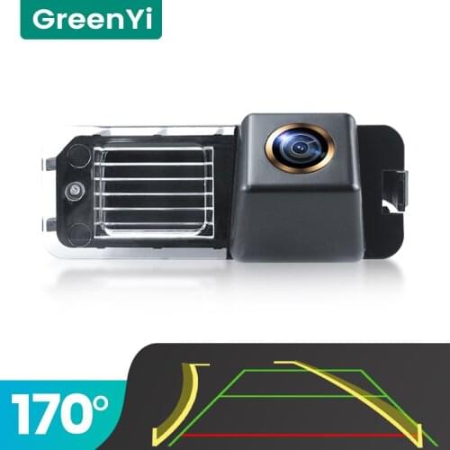 GreenYi Trajectory 170° AHD Car Rear View Camera for VW Volkswagen Polo 6R Golf 6 Passat CC MK6 Magotan Bora Night Vision 4 Pin
