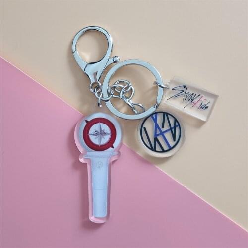 KPOP STRAY KIDS Step Out of I am WHO Bang Chan Lee Min-Ho Seo Chang Bin Acrylic Key Chain Ring Pendant wallet chain wholesale
