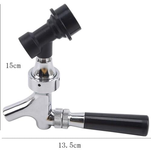 New Beer Tap Faucet & Adjustable Faucet With Chrome Plating, Beer Homebrewing Tap With Ball Lock