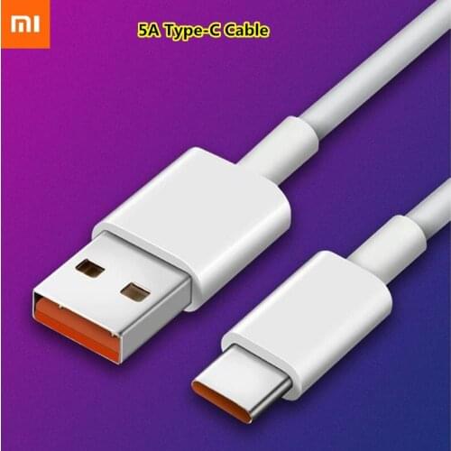 Original Xiaomi 5A Type C Cable Turbo Charge QC4.0 USB Data Line For Mi 11 10 pro Note 10 lite 9 9se 9T Pocophone m3 Redmi 9A 8A