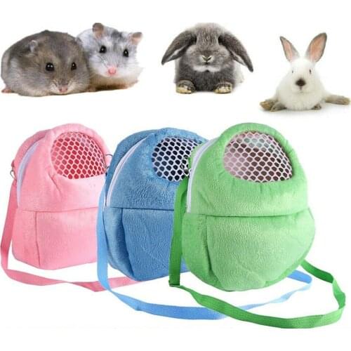 Portable Rabbit Carrier Cage Hamster Chinchilla Travel Bags Guinea Pig Carry Pouch Bag Breathable Small Pet Carry Cage Backpack
