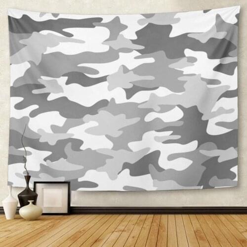 Colorful Camoflage Camouflage Pattern Abstract Light Green Camo Grey Tapestry Wall Hanging for Living Room Bedroom Dorm 50x60