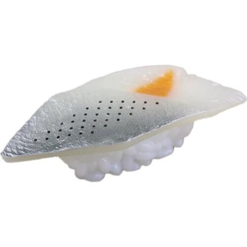 1pc Lifelike Artificial Food Realistic Seafood Slice Simulated Sushi Food Photography Props For Display Home Decor Accessories