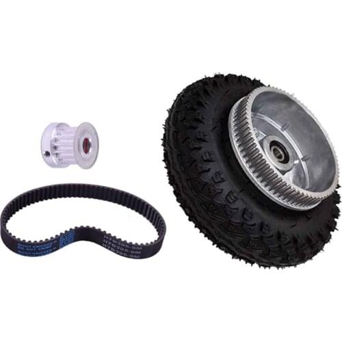 Top!-200X50mm Electric Skateboard Gear Motor Truck Wheels Kit for Longboard Off Road Board Pully Wheel