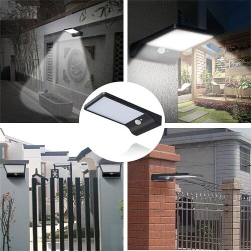 Waterproof LED Solar Light PIR Motion Sensor Outdoor solar Garden Light Energy Saving Street Security Solar Lamp Yard Wall Light