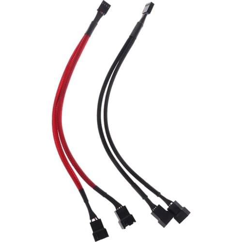 1 Pieces Motherboard Cooler Female To PWM Extension Splitter Adapter Cable 4Pin 3Pin Fan Cooling Cable