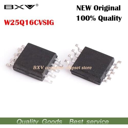 10pcs/lot W25Q16CVSIG W25Q16CVSIG 25Q16CVSIG SOP-8 2M X 8 SPI BUS SERIAL EEPROM new original free shipping