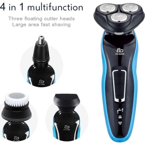 110-220V Mens Trimmer 4 In 1 Mens Electric Razor Nose And Ear Shaving Trimmer Barber Shop Barber Professional Hair Clipper 40D
