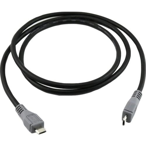 1x Micro USB B Male to Micro USB B Male Plug OTG Converter Adapter Data Cable Cord 20cm/50cm/1m