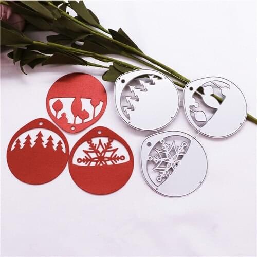 2020 New Water drop Charm DIY scrapbook metal cutting die paper card process embossing folder template