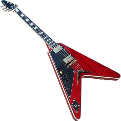 6 string irregular shape electric guitar custom style color is optional