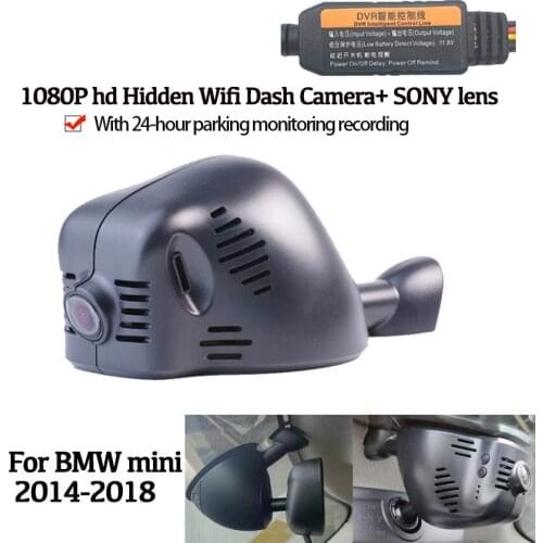 Car DVR Wifi Video Recorder Dash Cam Camera For BMW mini 2014 2015 2016 2017 2018 Novatek 96658 hd 1080P Control by App SONY