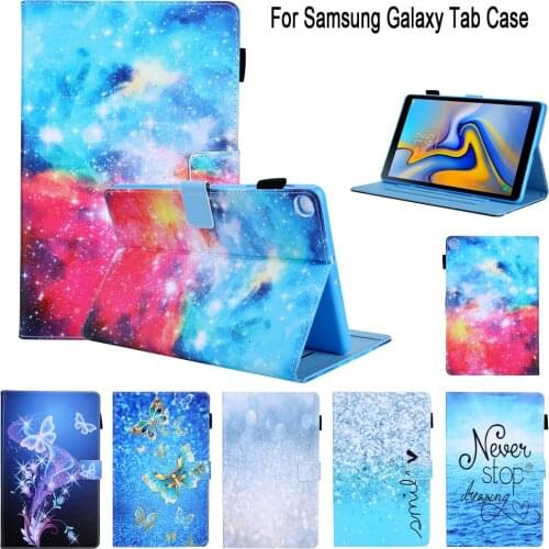 Case For Samsung Galaxy Tab A7 10.4 2020 CoverSM-T500/A10.1 T510/A 8.0 T290/A 8.4 T307 Tablet Fashion Cartoon Painted Case Cover