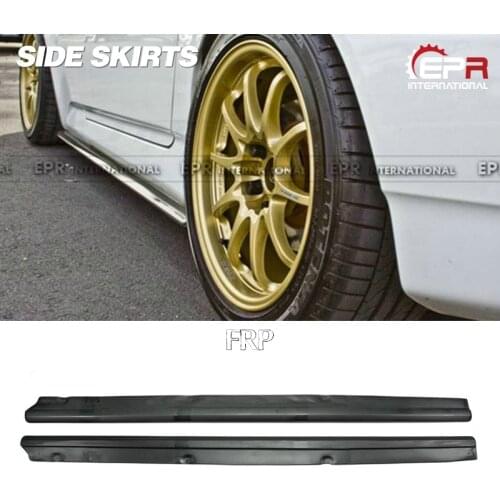 For S2000 FRP Fiber Glass Side Skirt Add On (Length 168cm) For Honda Fiberglass Side Skirt Trim Body Kit