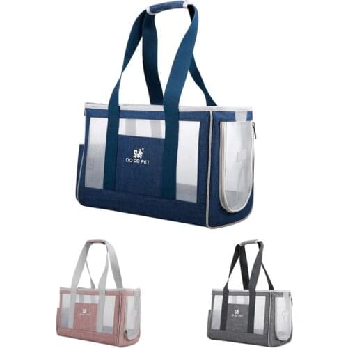 Breathable Shoulder Bag Carrying Cats Small Puppy Dogs Outdoor Taravel Carrier Handbag Chihuahua Yorkies Transporter Light Airy