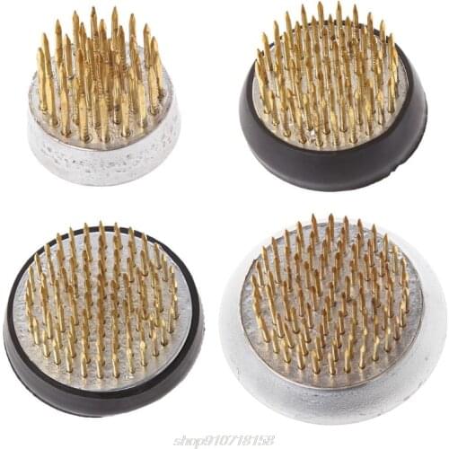 Round Ikebana Kenzan Flower Frog With Rubber Gasket Art Fixed Arranging Tools F01 21 Dropship