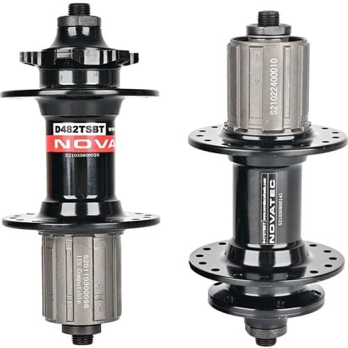 Novatec Mountain Bicycle Disc Brake Hub Quick Release Bike Cube For SHIMANO 8 9 10 11 Speed 2 Bearing MTB hubs D481SBT/D482TSBT