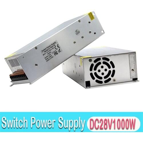 Single Output 1000W 28V DC Switching power supply SMPS Transformer 220V 110V AC DC28V Converter For Stepper Motor Monitor