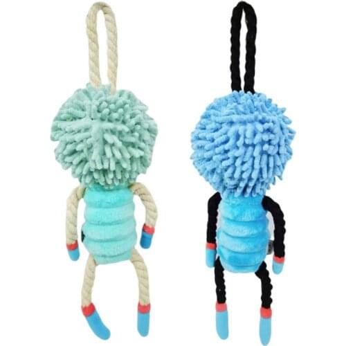 PET Dog Dog Sounds Biting Grievance Training Ball Rope Toys dog gnawing teeth training ball knot toy