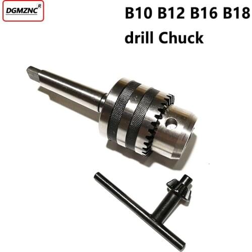 Morse tapper cone MT1 MT2 MT3 B10 B12 B16 Shank Drill Chuck 0.6-6mm 3-16mm 1-13mm 1-10MM Heavy Duty Taper Arbor drilling machine