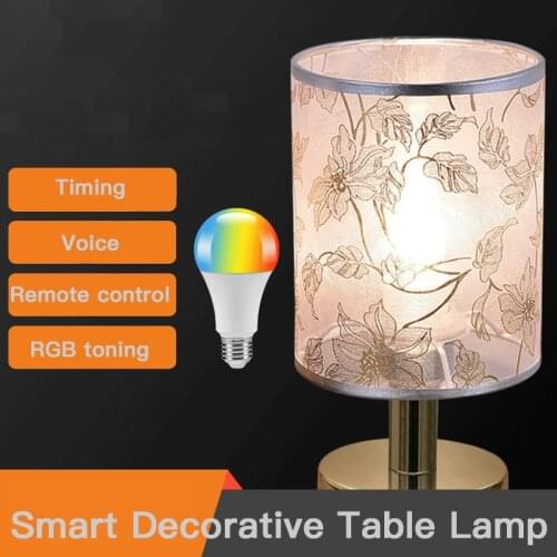 Led Smart Table Light Dormitory Bedroom Creative Decorative Lamp Desktop Simple Color Plug-In Decorative Bedside LED Night Light