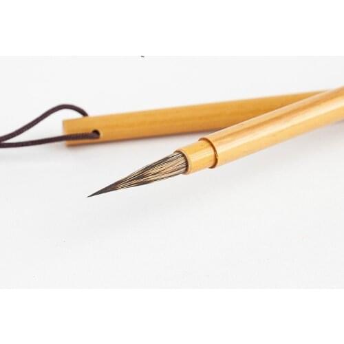 Thin gold body brush set professional meticulous painting hook line pen special for traditional Chinese calligraphy