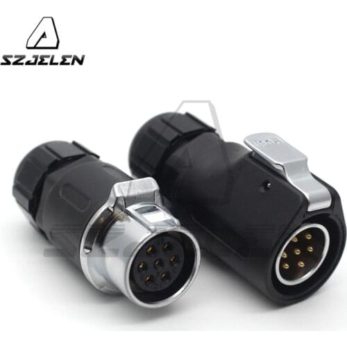 XHP20 IP67 Waterproof Connector 7pin For Industry Electric Circular Connector Male Plug Female Socket