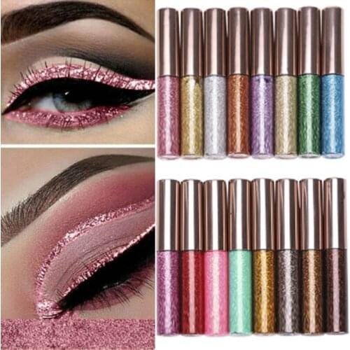 High Quality Waterproof Long-lasting Make Up Eye Liner Liquid Glitter Eyeliner for Shining Party