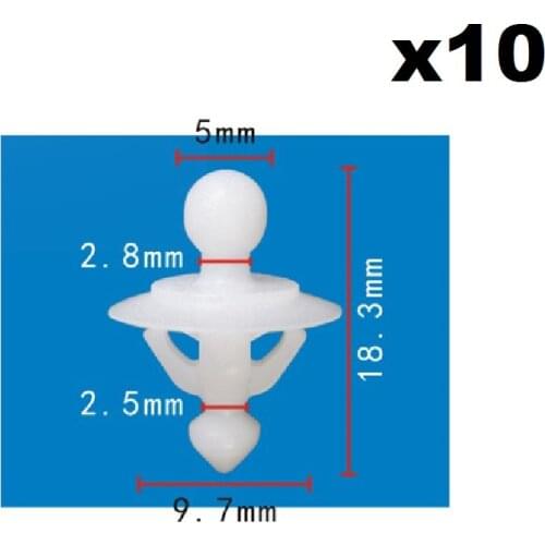 10pcs For VOLVO OEM 08-13 C30 Quarter Panel-Fender Liner Clip 30698669