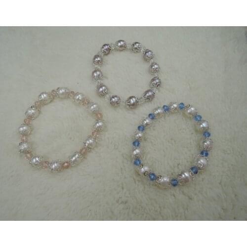 100% nature freshwater pearl bracelet