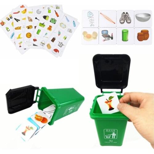 Kids Learning Garbage Classification Board Games Toy Boy Girl Refuse Sorting Life Skill Training Educational Toys for Children