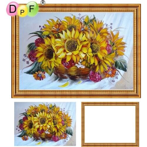 DPF 5D Diamond Embroidery Red Vase with Frame Diamond painting Cross Stitch full Round diamond Mosaic home decor crafts flower