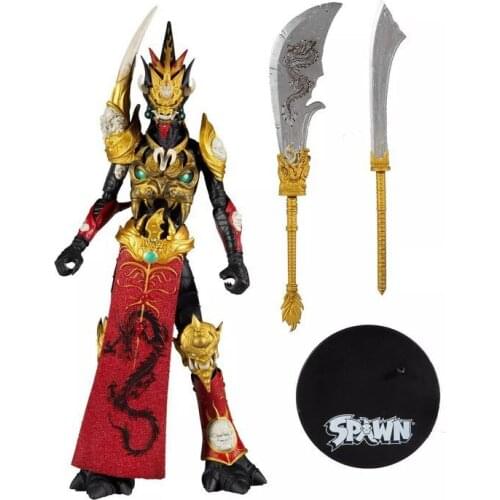 Original Mcfarlane-Spawn 7 Inches-Mandarin Spawn Action Figures and Accessories Gifts for Children Model Mandarin Spawn Toys