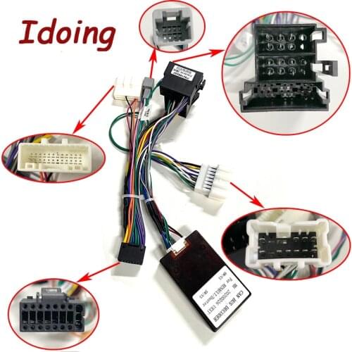 Idoing Car Audio Android Head Unit 16PIN Power Wiring CanBus Cable for LADA
