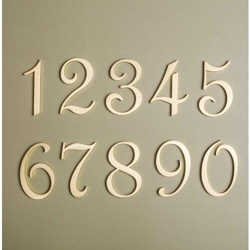 Creative and simple Nordic brass number plate wall decoration hanging personalized hotel room number plate