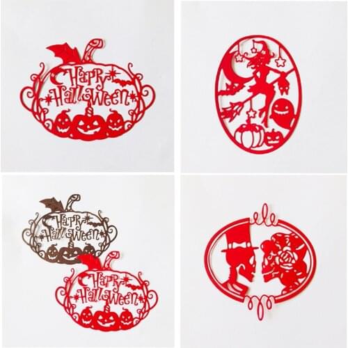 Halloween series Dies Cuts for Card Making Scrapbooking Dies Metal Couple Cutting Dies new 2020 Craft Border Dies