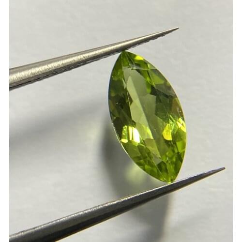 Natural Marquise Cut 6x12mm Green Color 1.7Carat 100% Original China Peridot Gemstones Wholesale Price