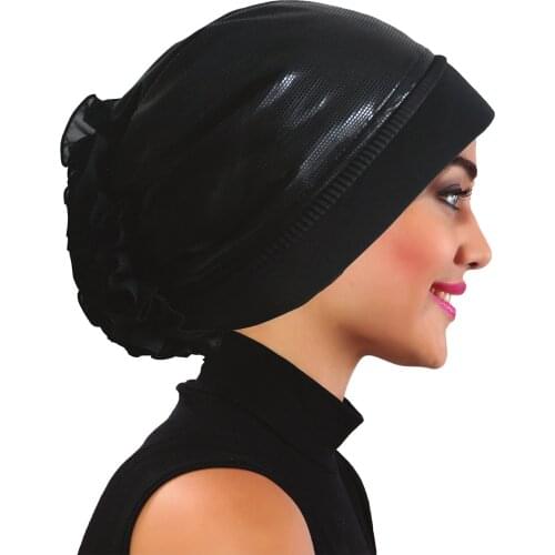 Lame Kordone Bonnet Hijab Women