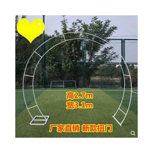 New wedding props wedding wrought iron arch stage background decoration twisted door flower door creative shaped door